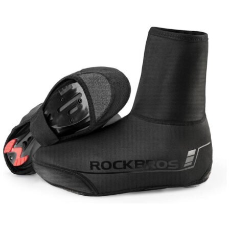 ROCKBROS Thick Full Coverage Cycling Shoe Covers in Black
