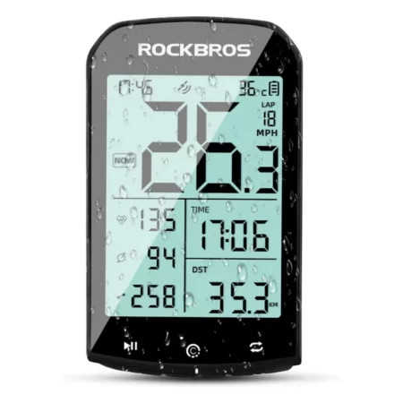 M1 Wireless Bike Computer Waterproof 2.9inch LCD Screen GPS/BDS/Galileo Position System