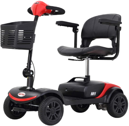 Senior Mobility Scooters: M1 Lite 4-Wheel, 305lbs Capacity