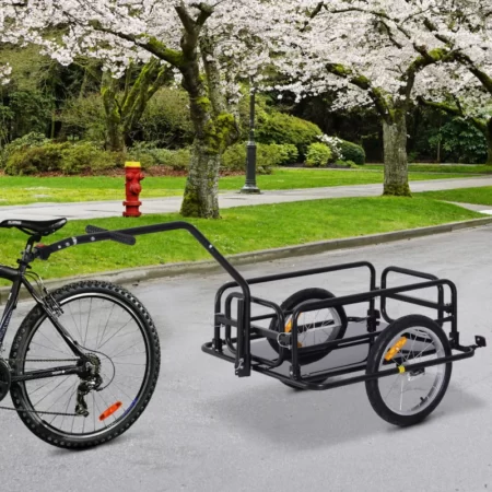 Bike Trailers: Aosom Folding Bicycle Cargo Trailer
