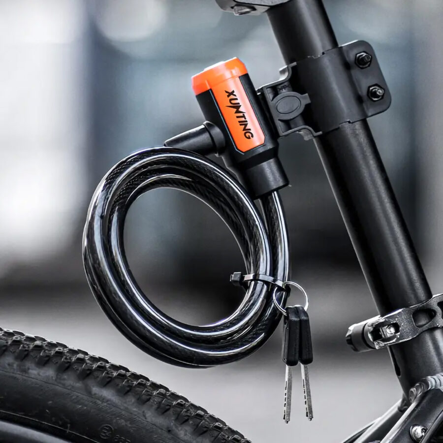Weatherproof Anti-Theft Bike Cable Lock with Mounting Bracket - Image 3