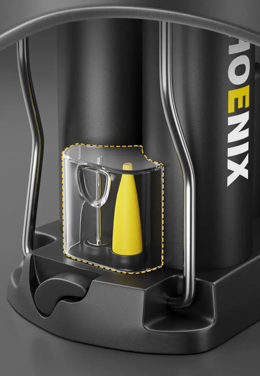 Compact & Portable Bike Foot Pump - MAX 150PSI With Gauge - Image 10