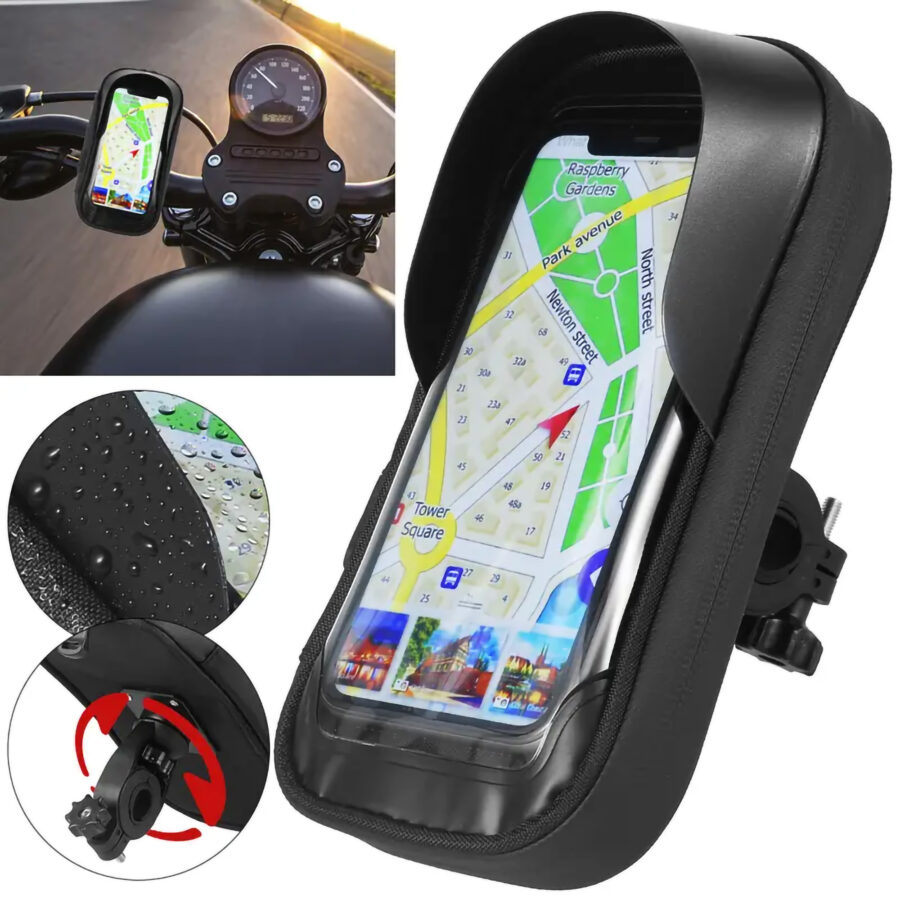 Handlebar Bag Phone Holder Bike Front Frame Phone Bag - Image 4