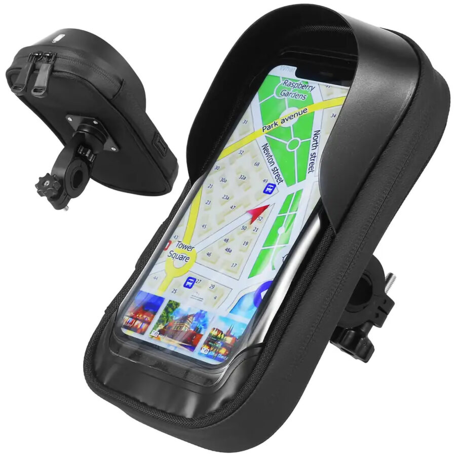 Handlebar Bag Phone Holder Bike Front Frame Phone Bag - Image 5