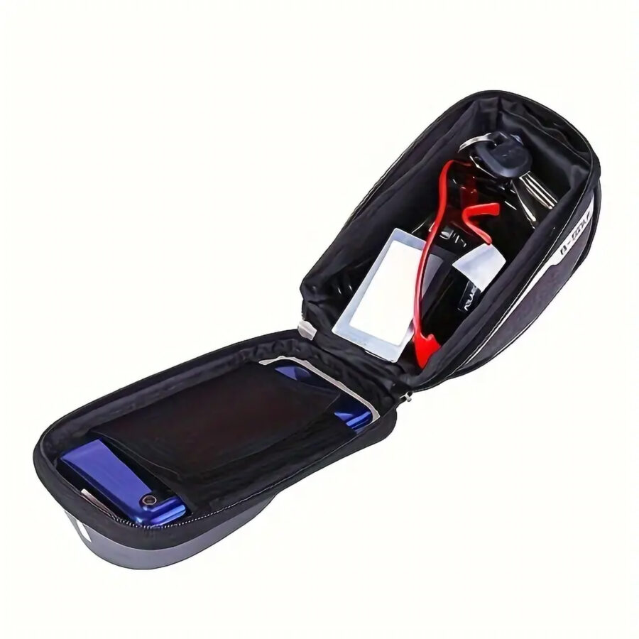 Bike Bag, Mountain Bike Bag With Brim, Touch Screen Phone Bag - Image 2