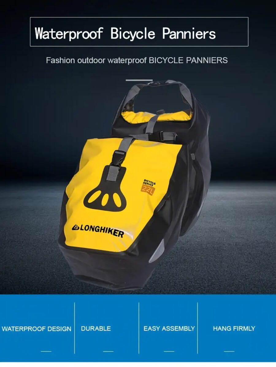 Bike Pannier Bag With Large Capacity, Bike Rack Bag - Image 6