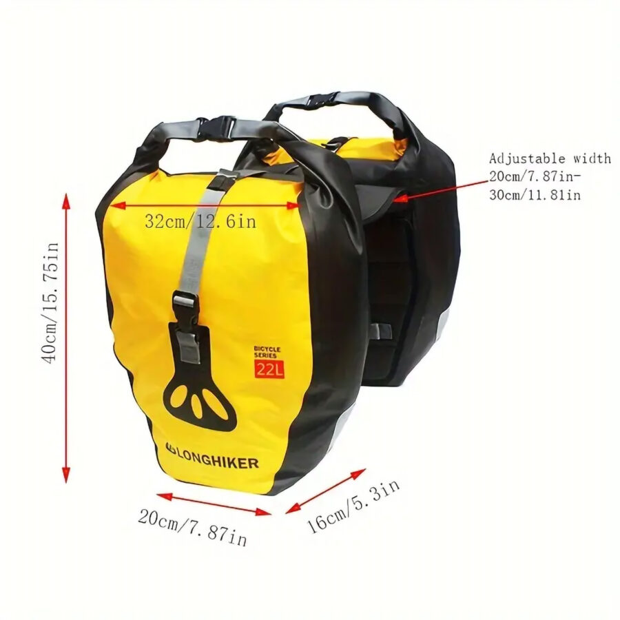 Bike Pannier Bag With Large Capacity, Bike Rack Bag - Image 11