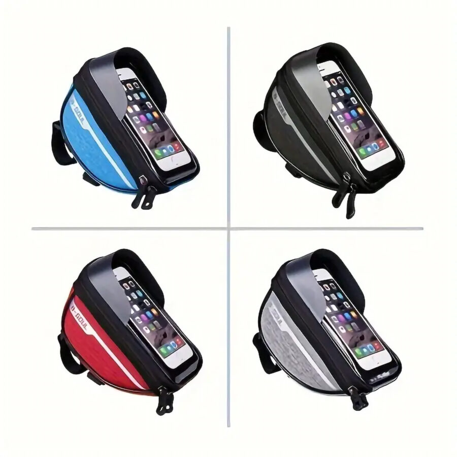 Bike Bag, Mountain Bike Bag With Brim, Touch Screen Phone Bag - Image 5